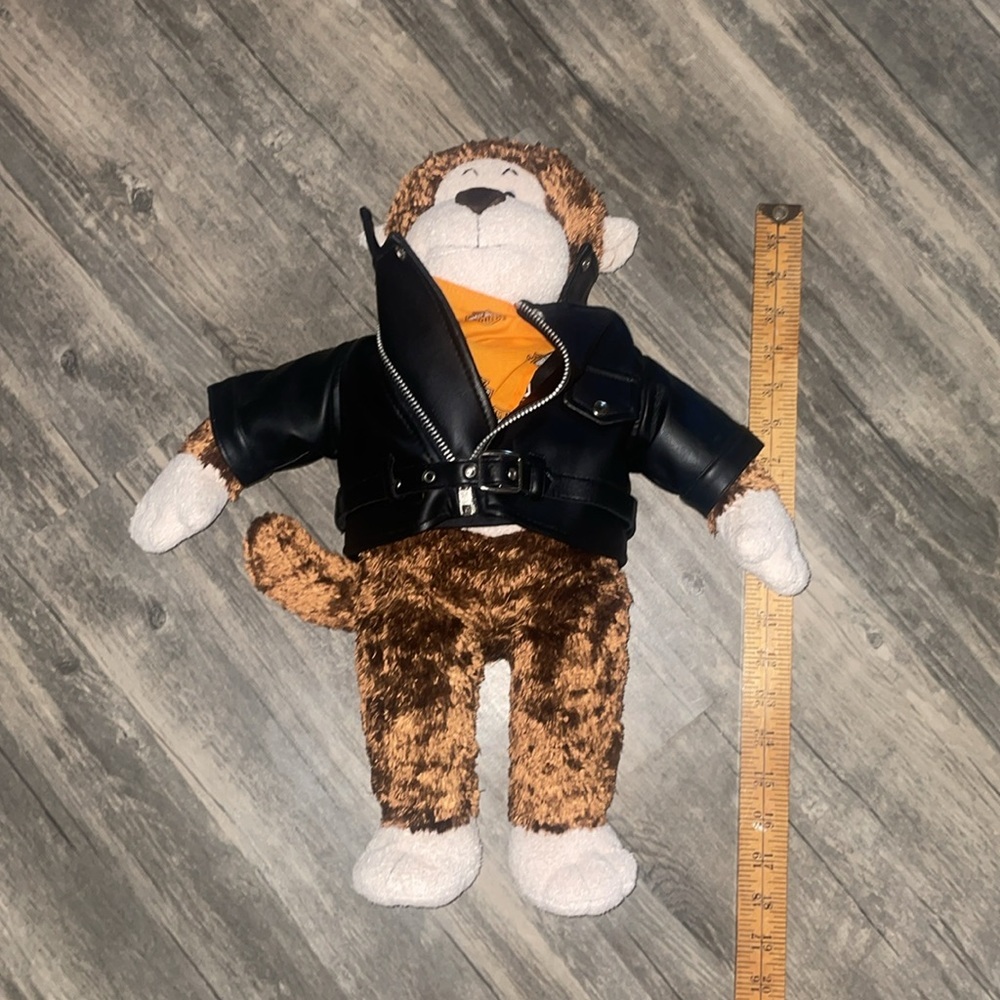 Build a bear Harley Davidson monkey - Picture 6 of 6